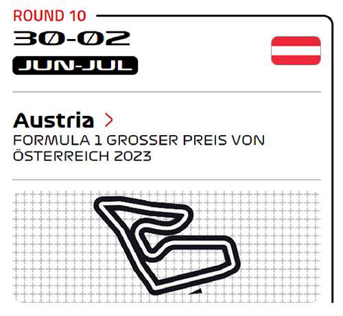 Grand Prix Store - F1 Shedule