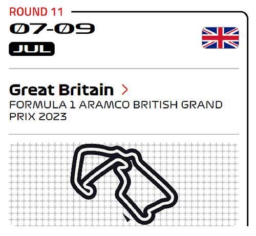 Grand Prix Store - F1 Shedule